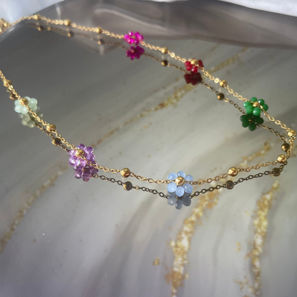 Flower Multicolor Necklace