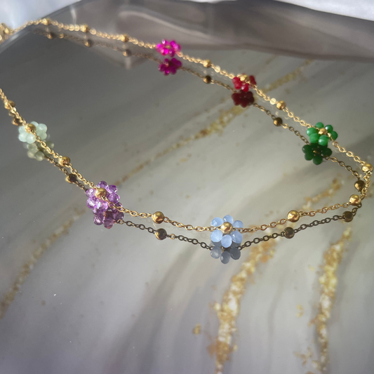 Flower Multicolor Necklace