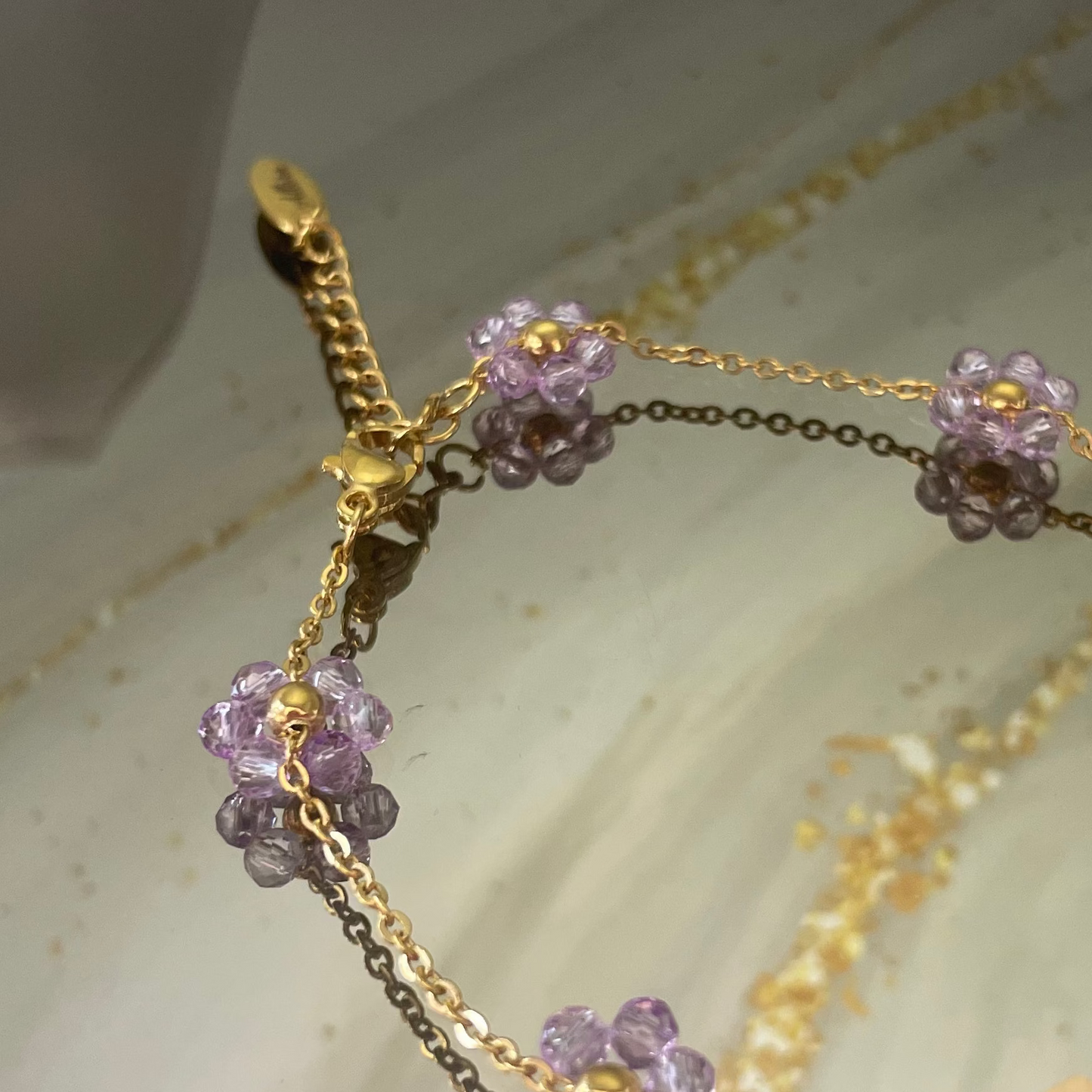 Flower Purple Bracelet