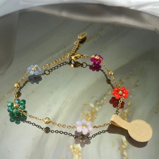 Flower Multi Color Bracelet