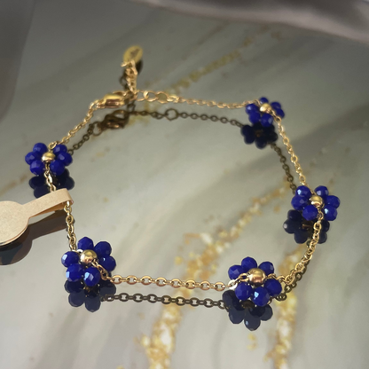 Flower Blue Bracelet
