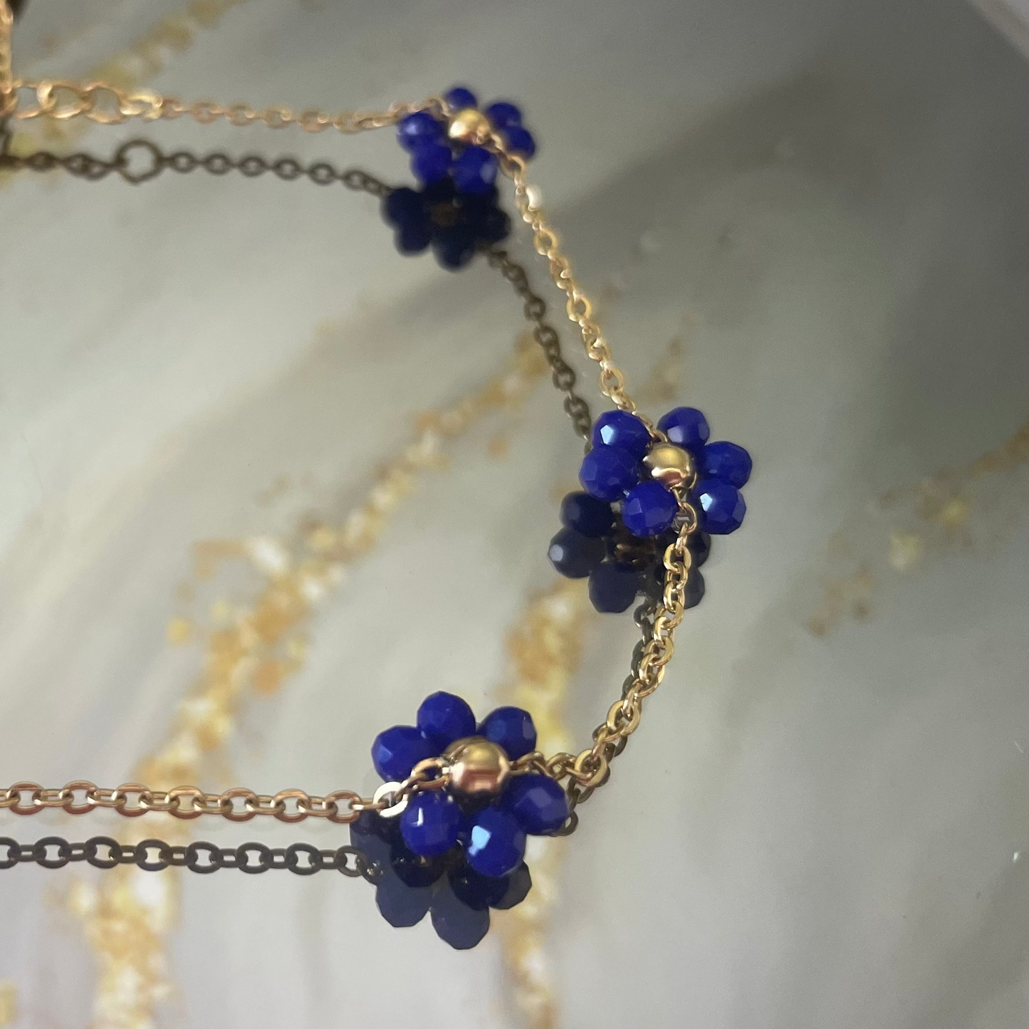Flower Blue Bracelet